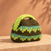 Borsa Oliva, manico lime su terracotta Garden Collection