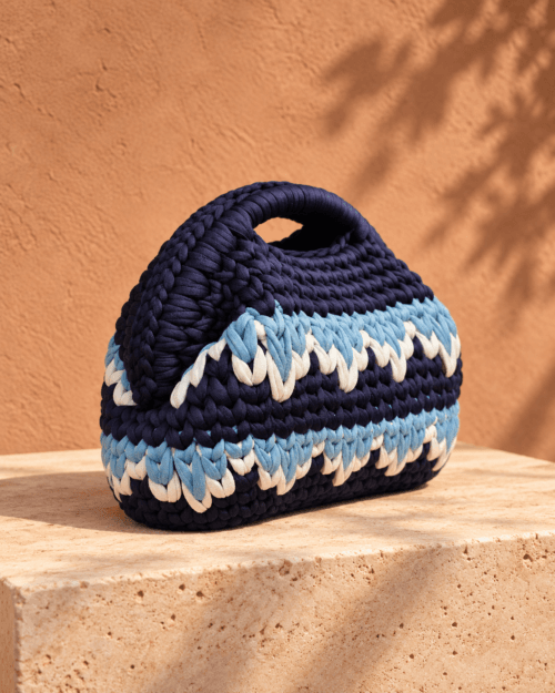 Borsa Ortensia in tre quarti, luce calda Garden Collection
